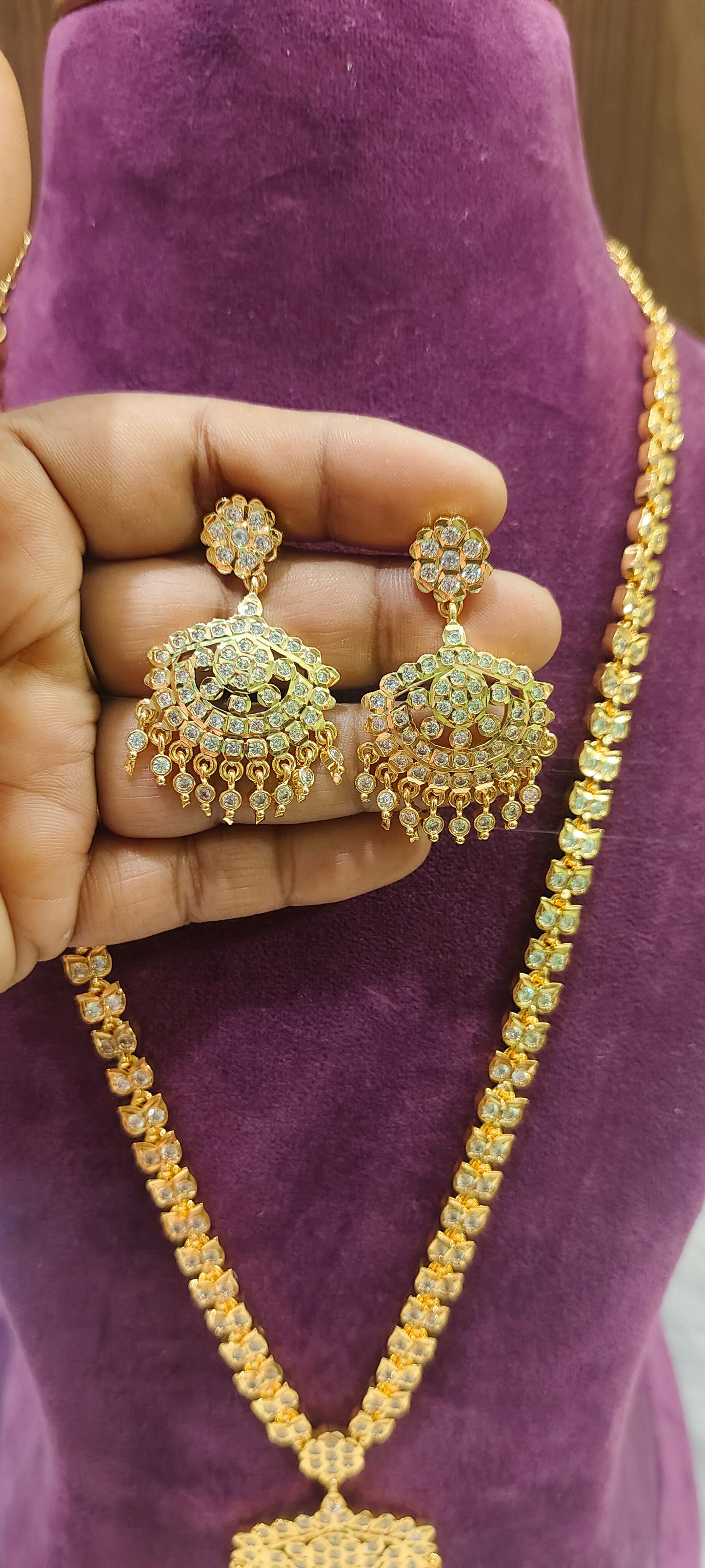 Pure panchaloham vintage look long haram