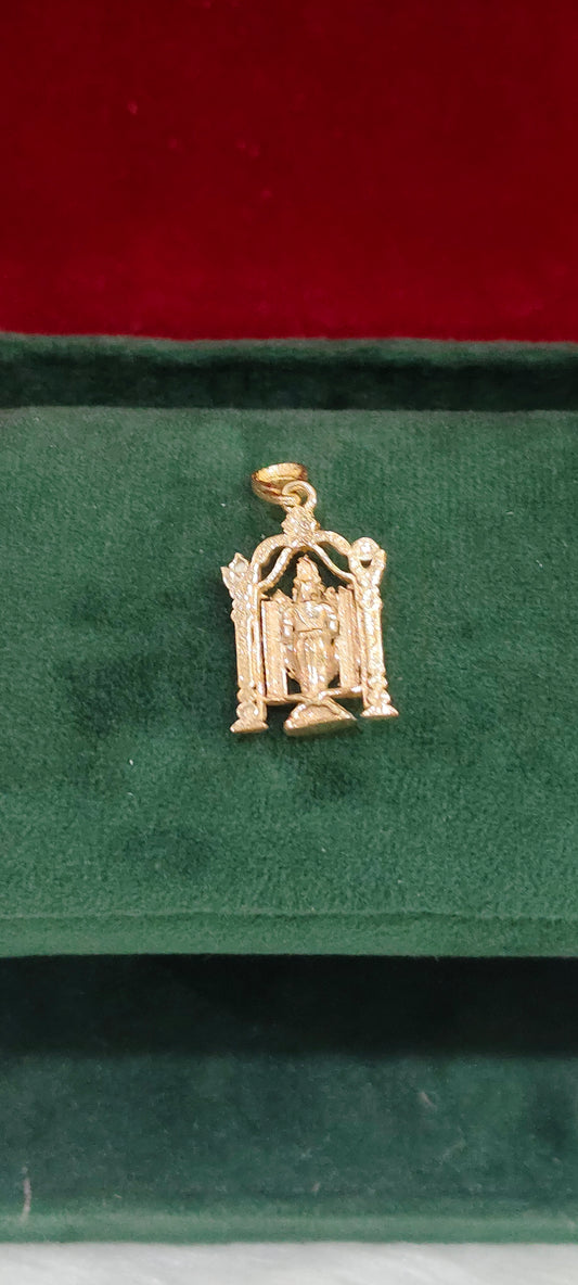 Pure panchaloham unpolished balaji pendant