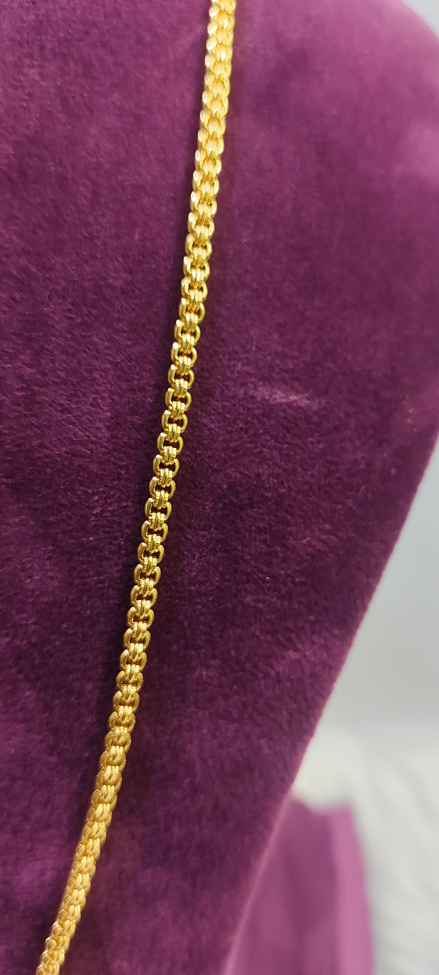 1 gram 26"length puli goru pendent chain