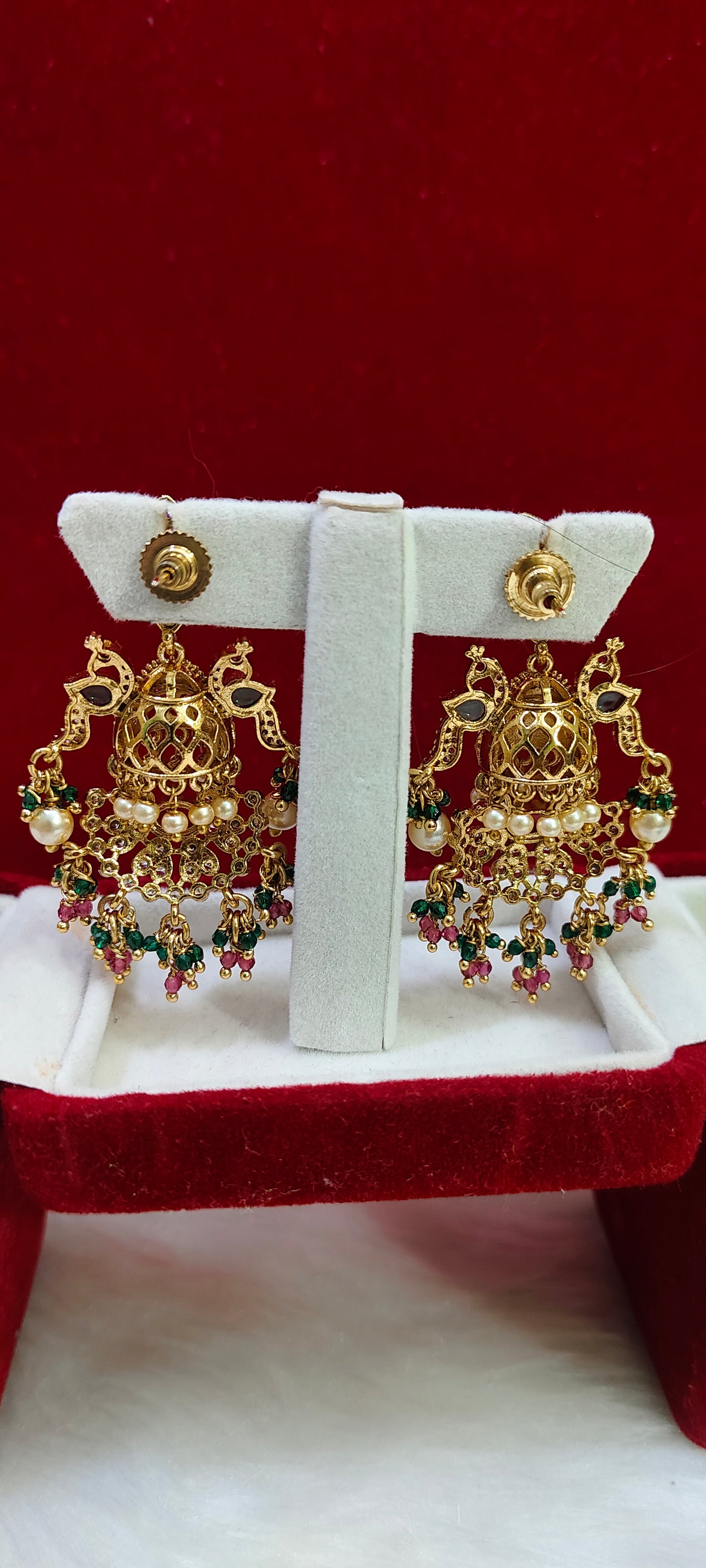 Big bridel earrings