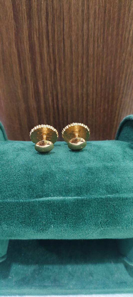 Pure panchaloham diamond look studs