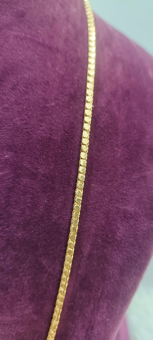Pure panchaloham unpolished 24 " length ovel nice design thali chain