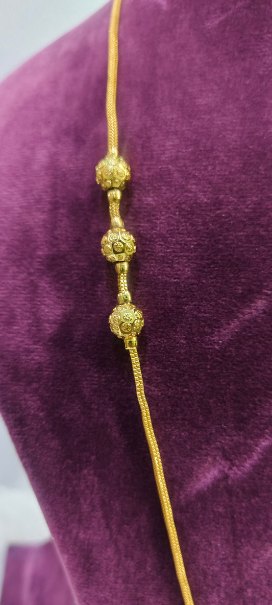 1 gram plated 24"length Thali chain