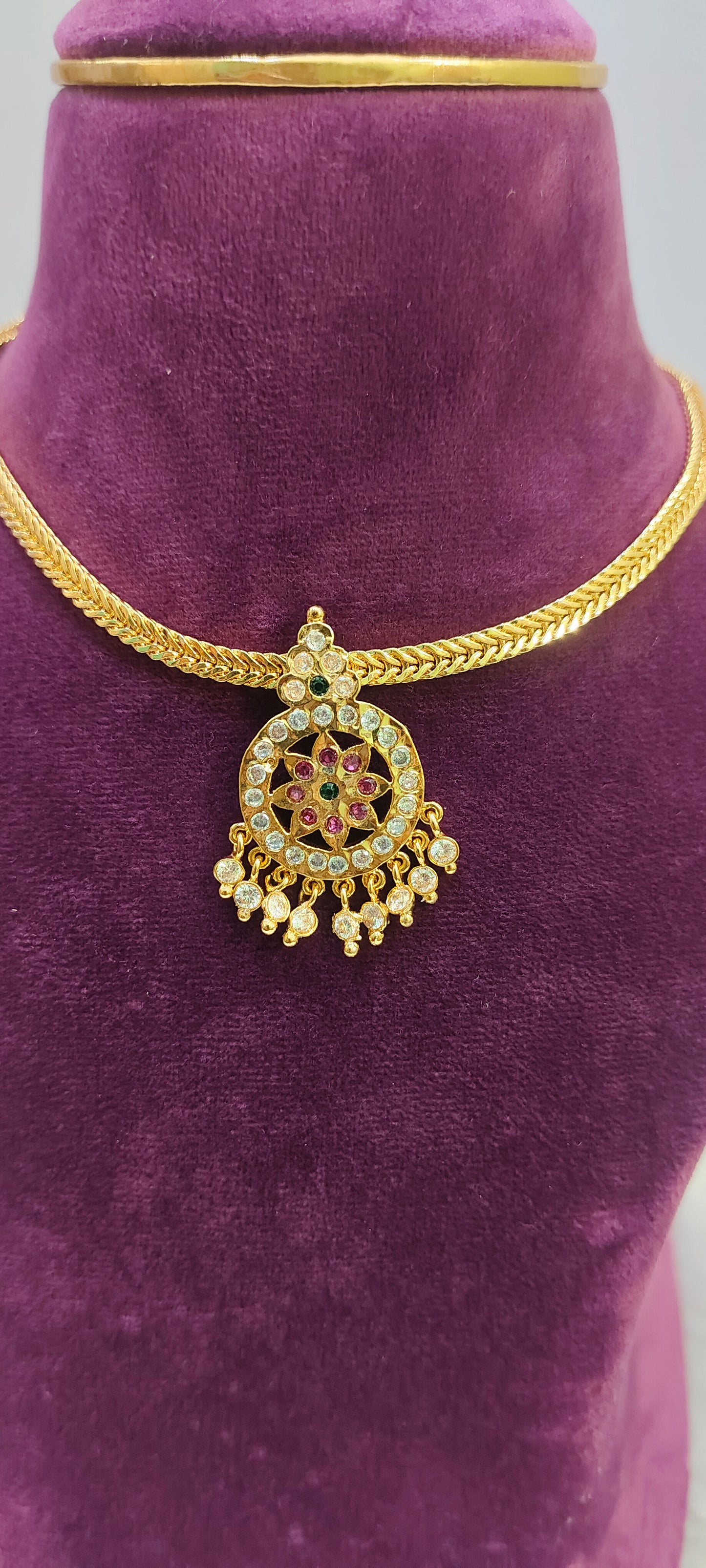 Pure panchaloham simple necklace