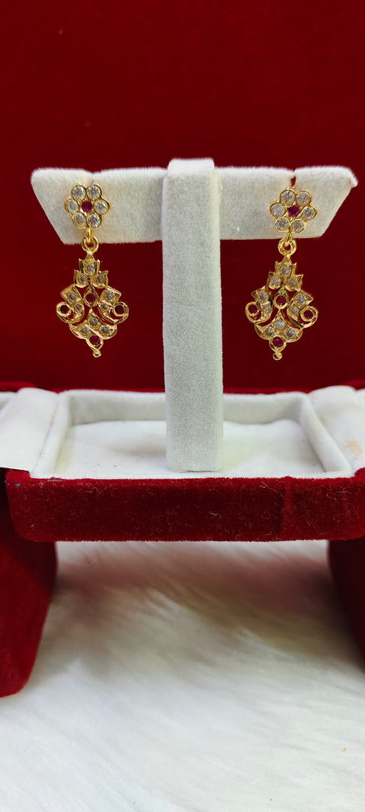 Pure panchaloham vintage look earrings