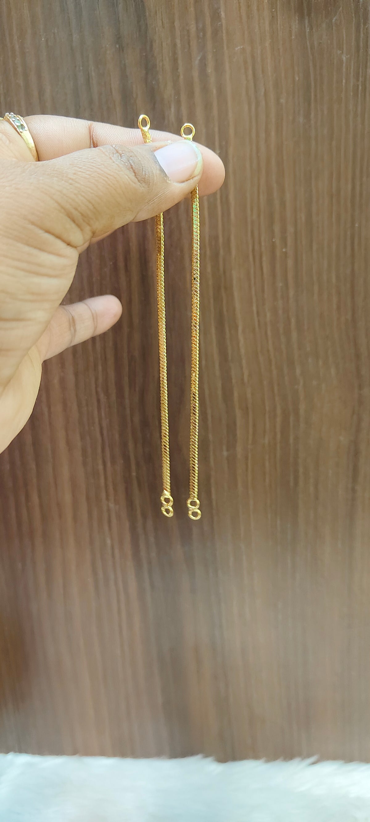 Premium micro gold plated chevi chutlu