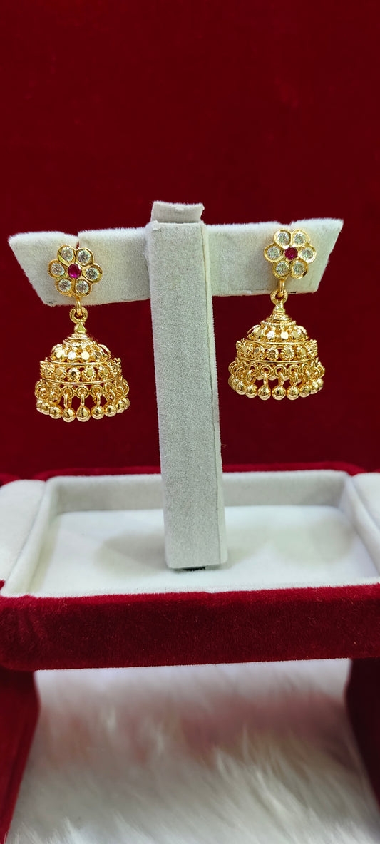 Pure panchaloham jumkas