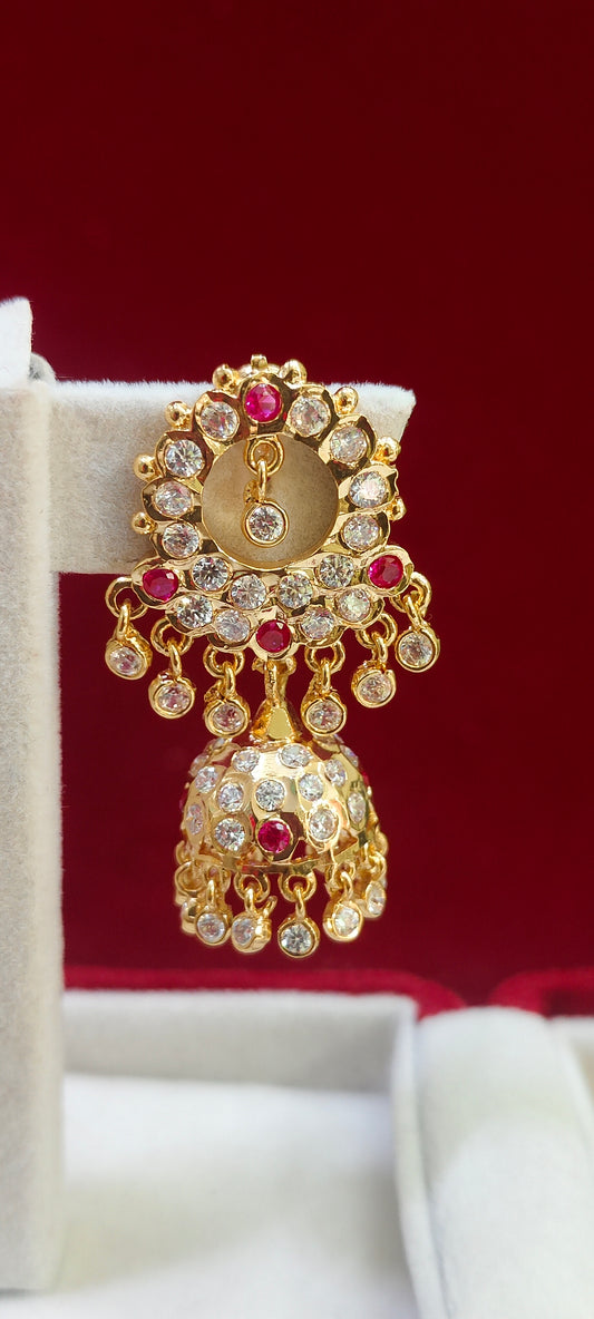 Pure panchaloham unique style earrings