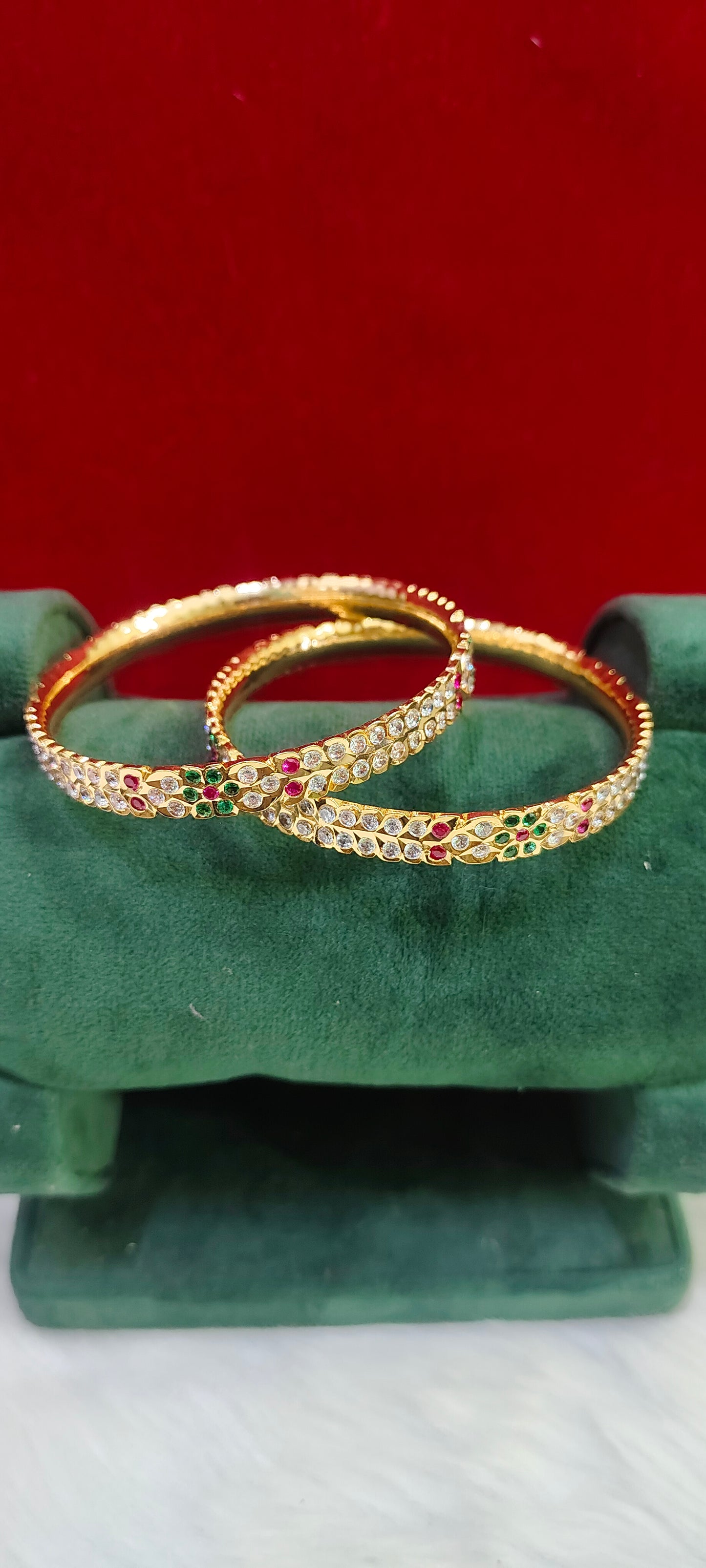 Pure panchaloham gold look bangles