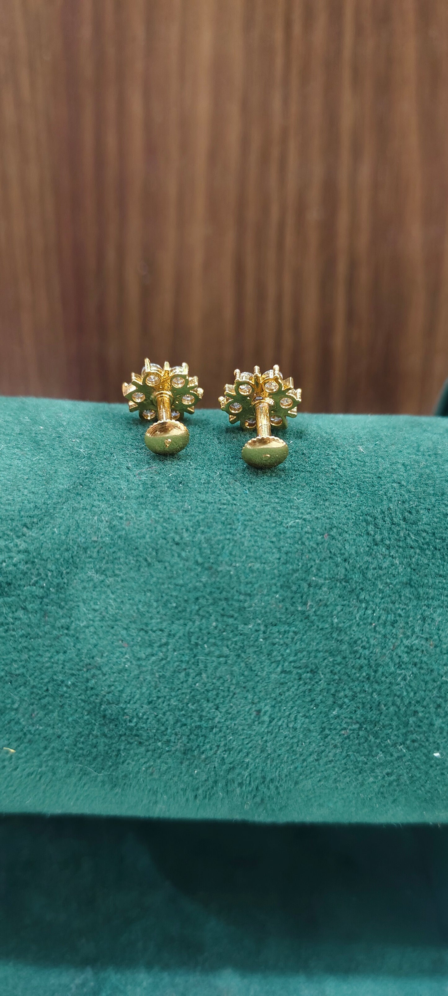 Pure panchaloham dimond look small studs