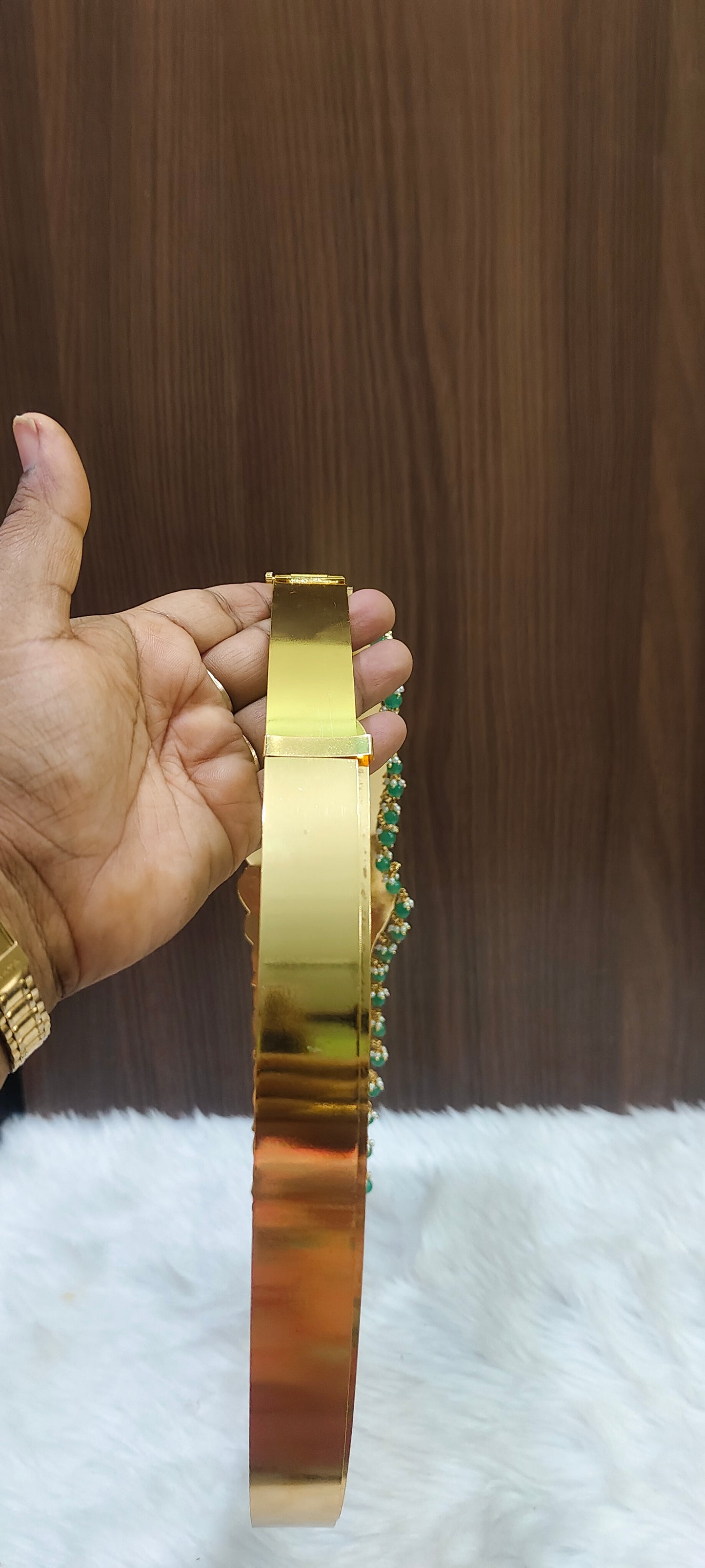 Real gold look bridel vaddanam