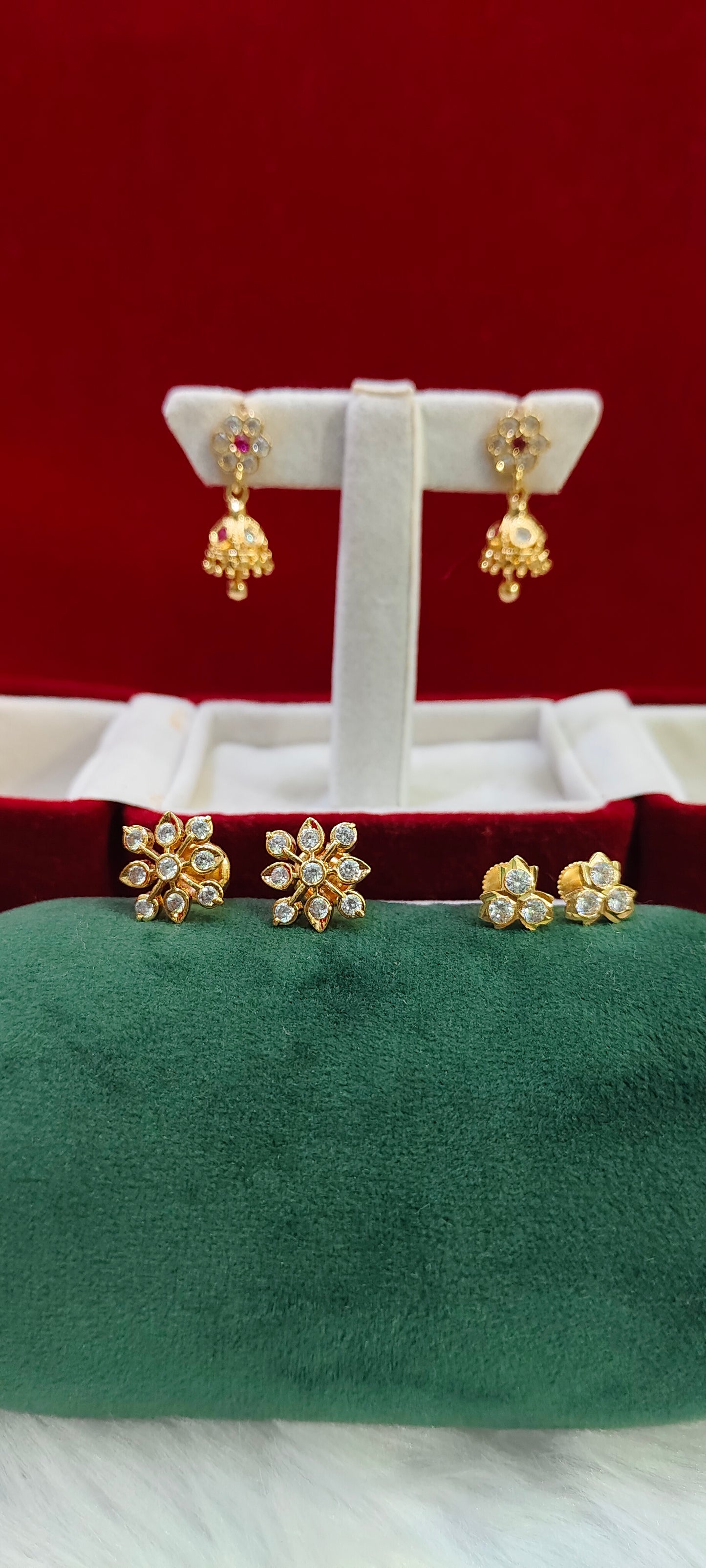 Pure panchaloham 3 set earrings combo