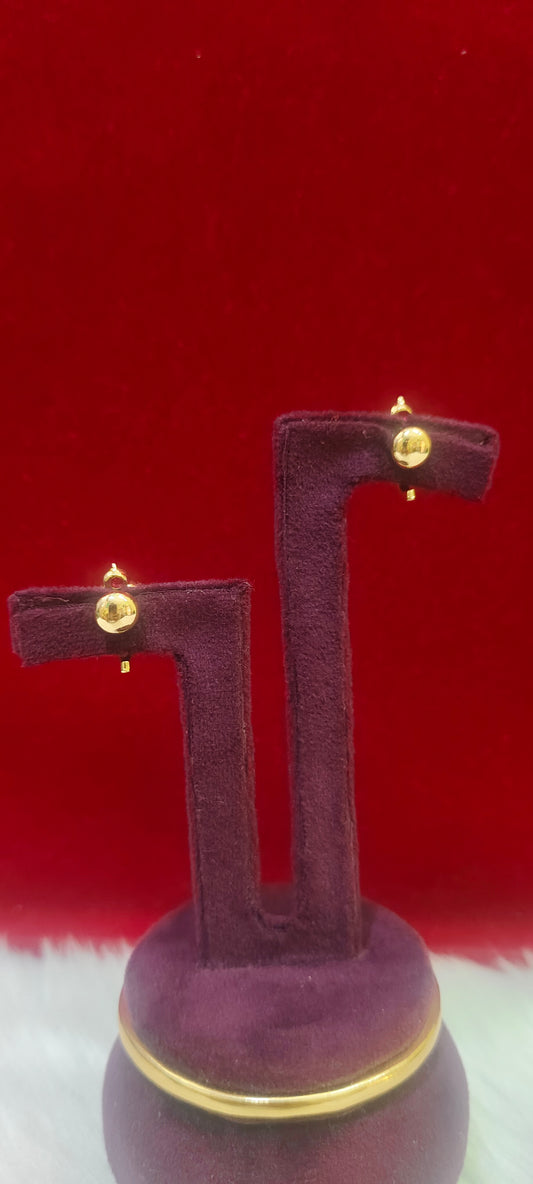 Pure panchaloham j type earrings