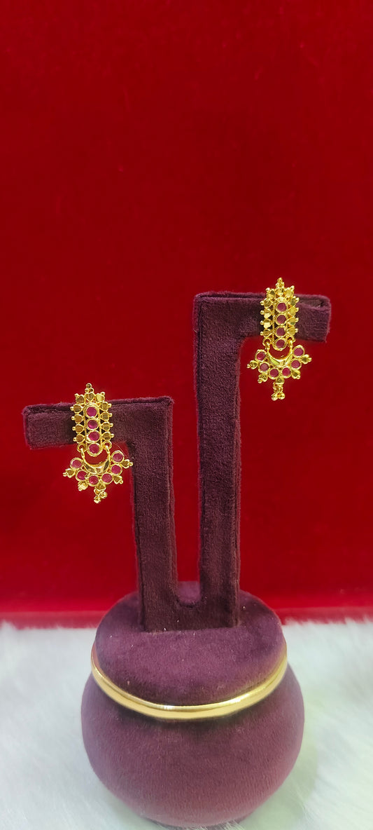 Daily ware same as gold earrings