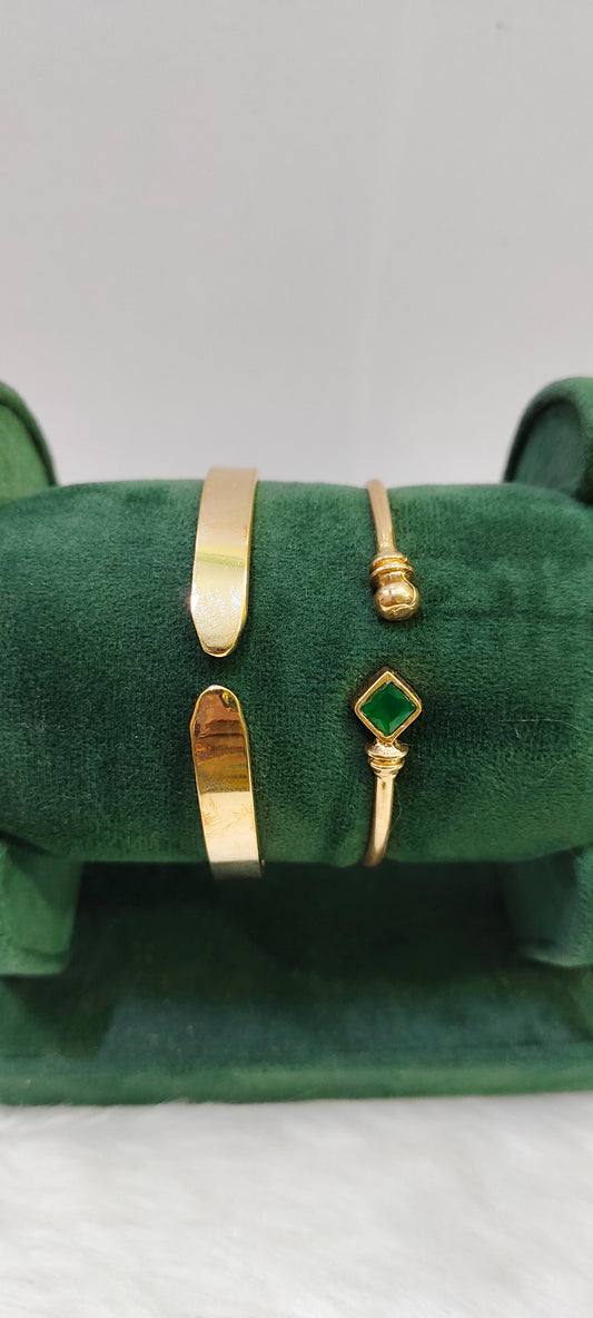 Pure panchaloham unpolished openable mens kada ladies kada combo