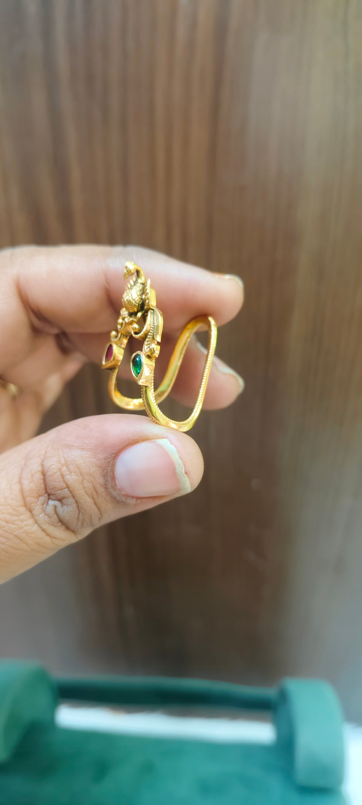 Premium nakshi adjustable vanki ring