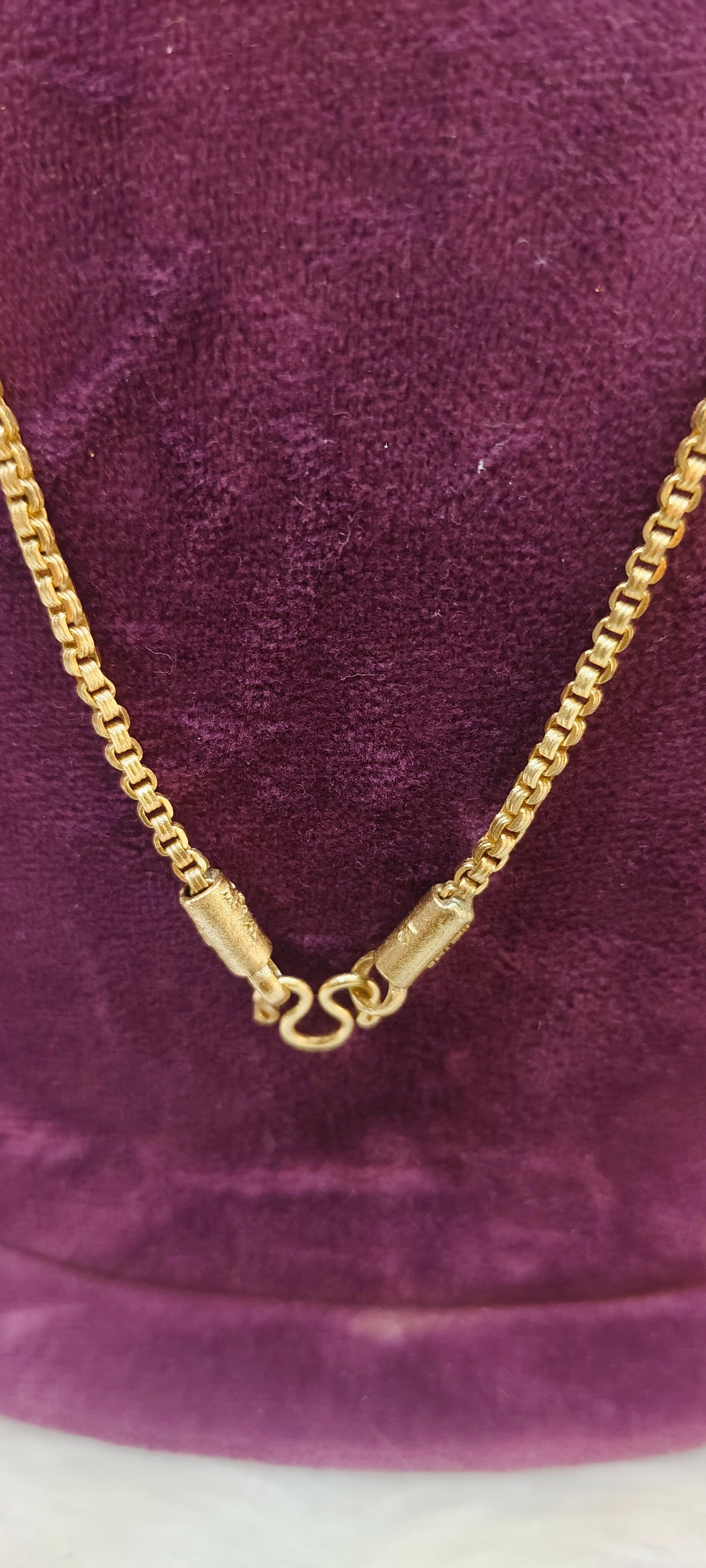 Pure panchaloham unpolished 18" length short chain
