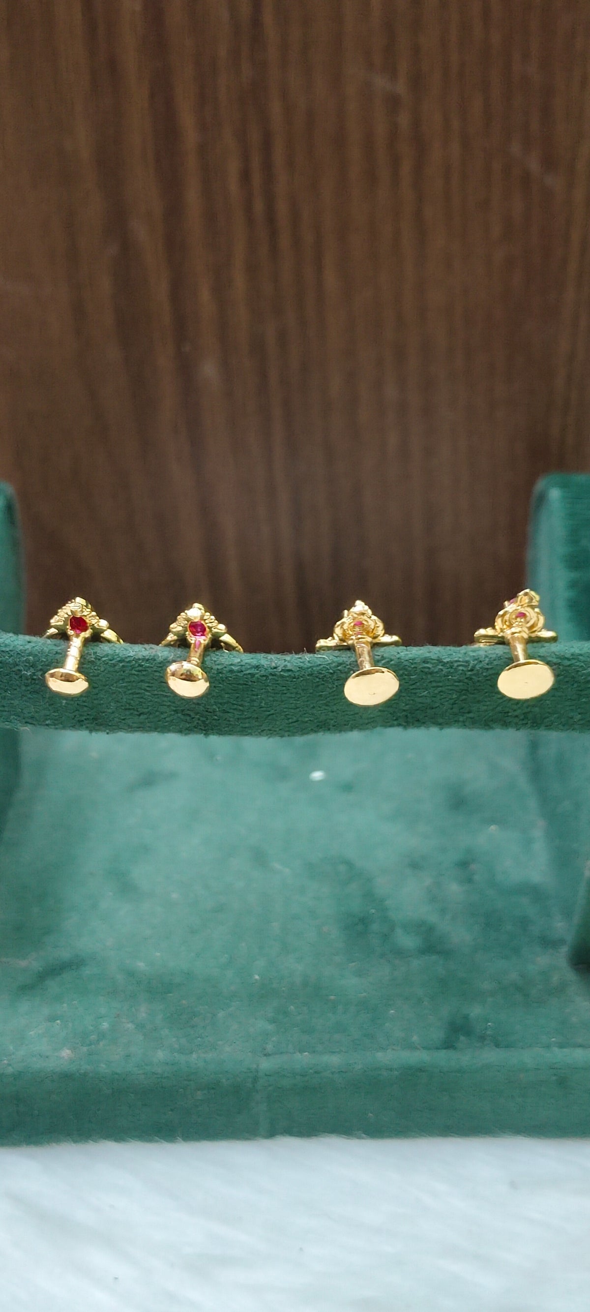 Premium micro gold plated daily wear earstuds combo