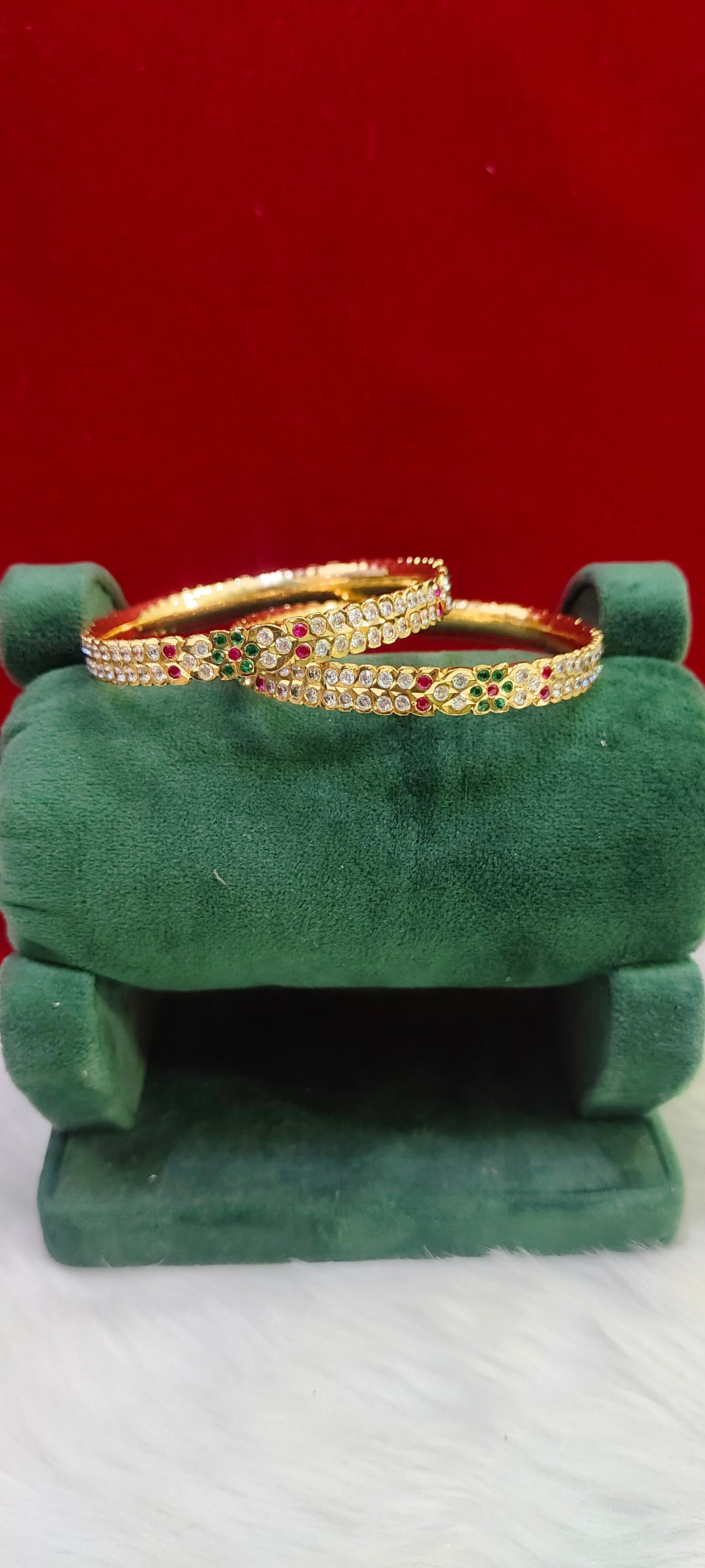 Pure panchaloham gold look bangles