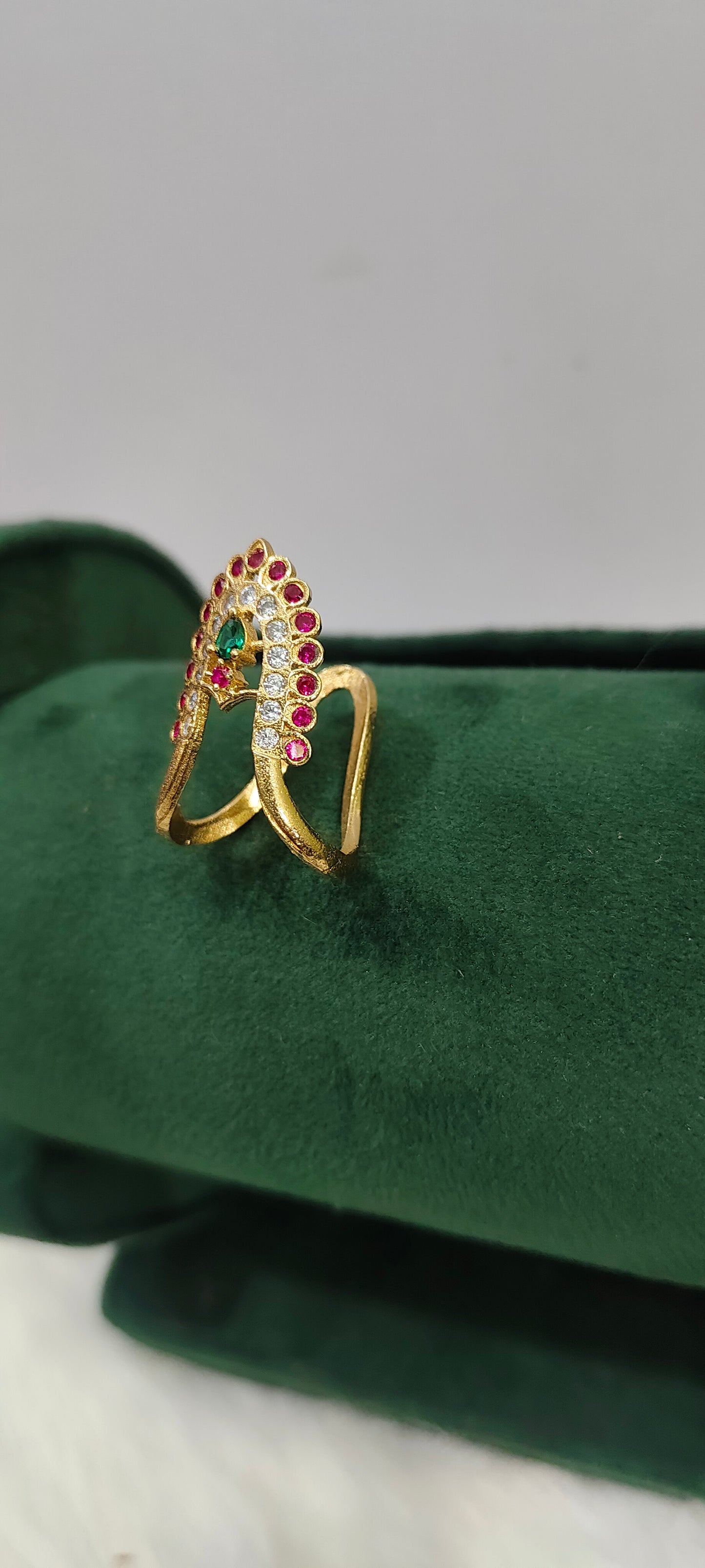 Pure panchaloham unpolished vanki ring life time use