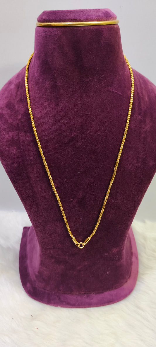 Pure panchaloham polished  rope chain nice model