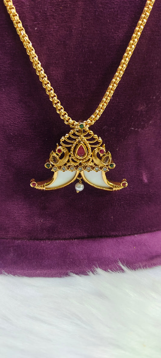 1 gram 26"length puli goru pendent chain