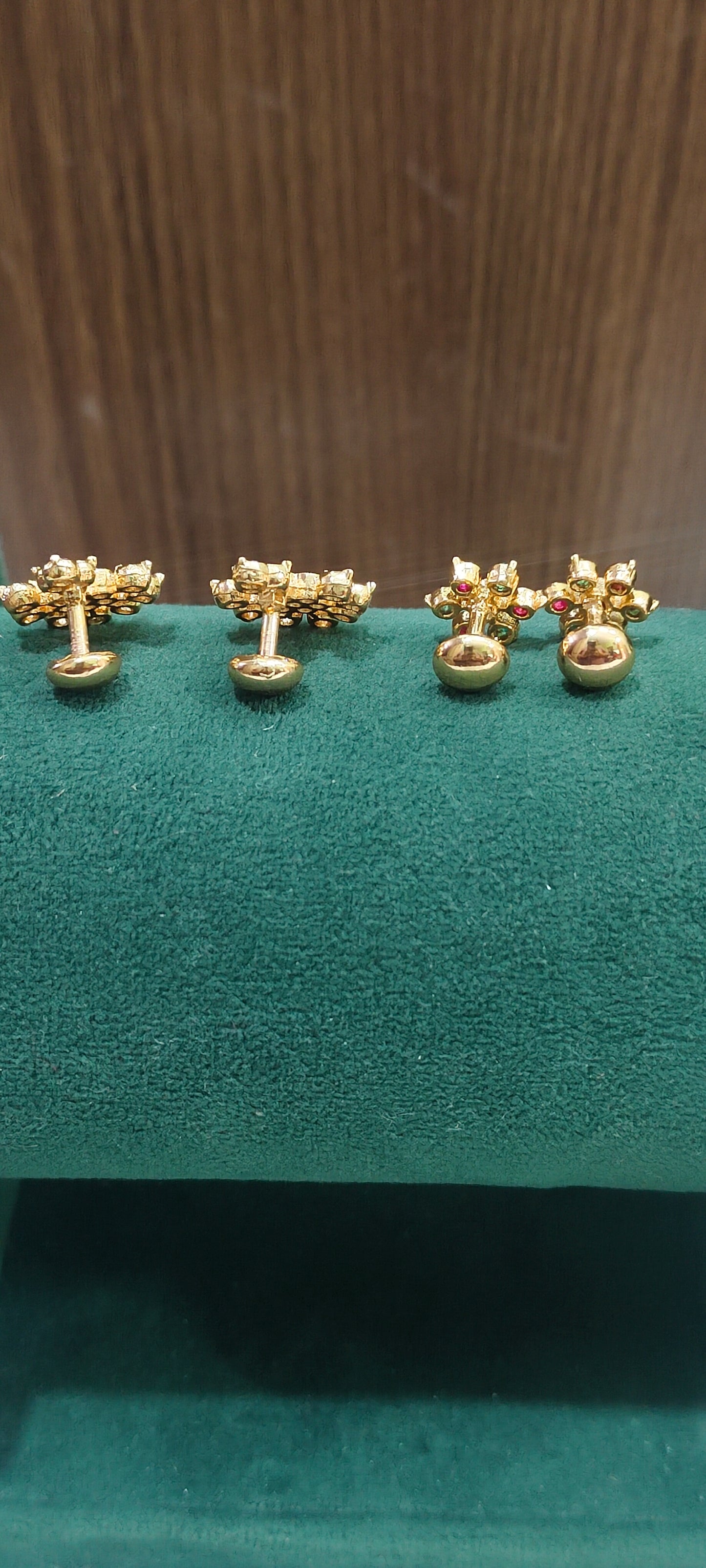 Pure panchaloham 2 pair studs combo