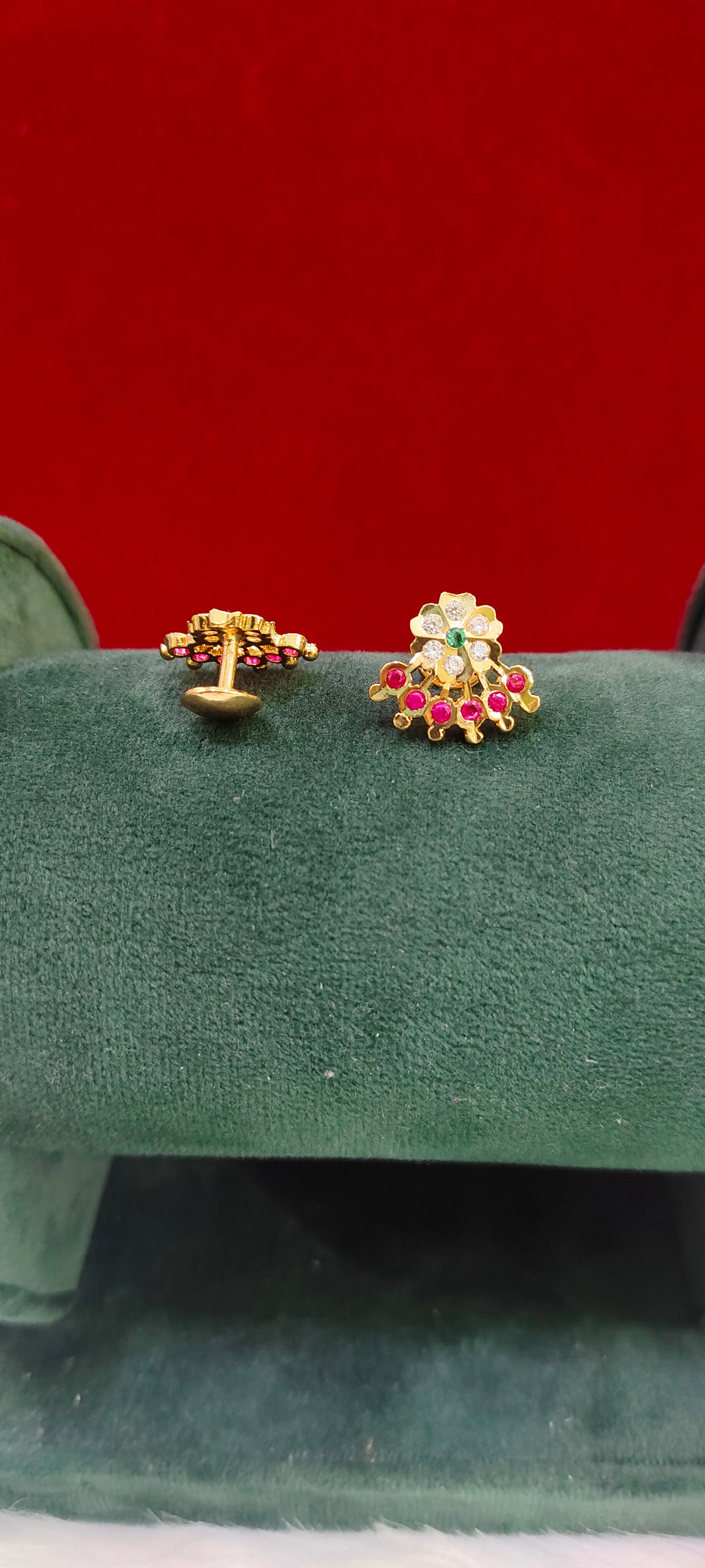 Pure panchaloham Petal studs
