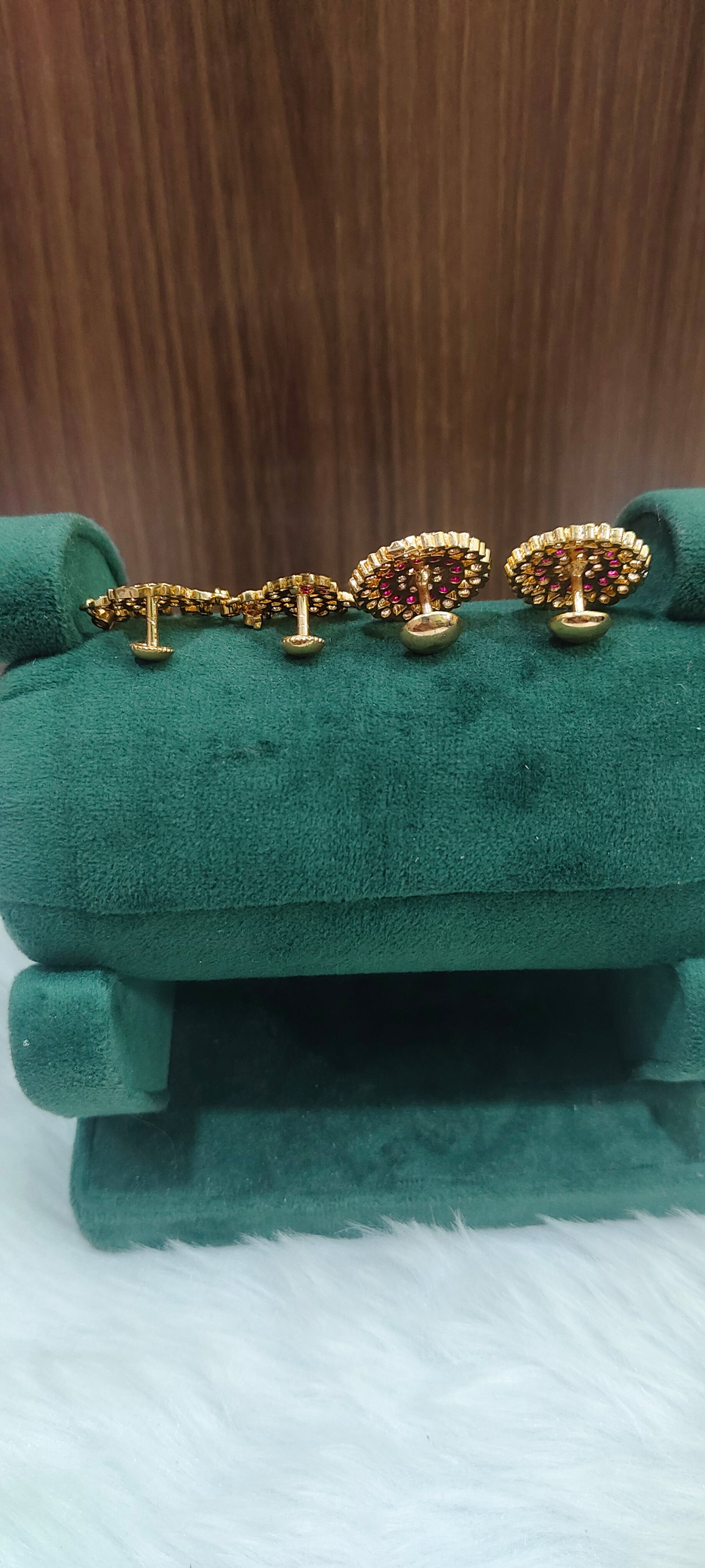 Pure panchaloham vintage look big studs