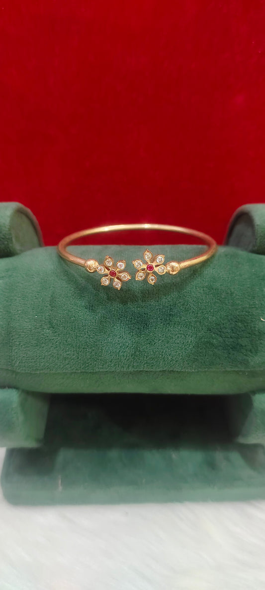 Pure panchaloham unpolished openable kada bracelet