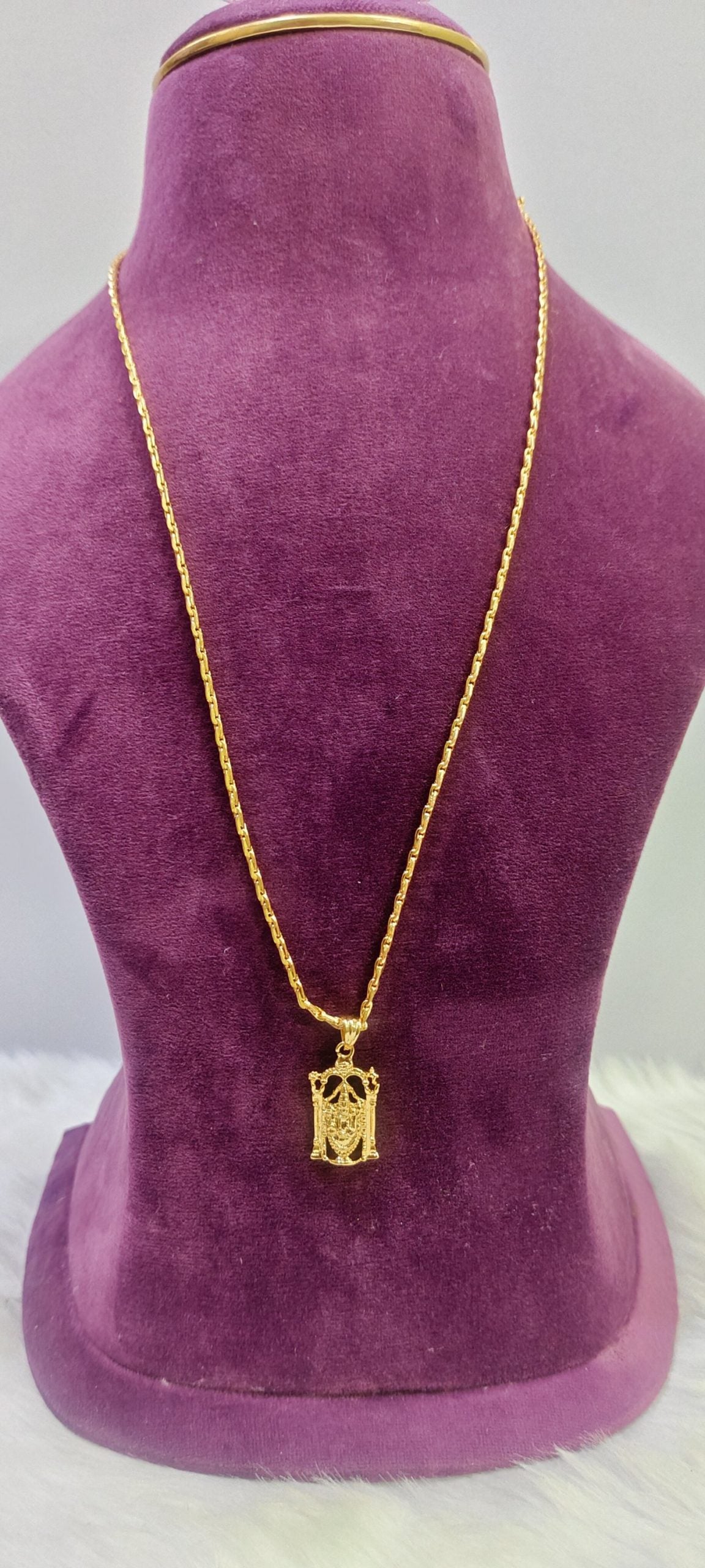 24" length 1 gram plated chain