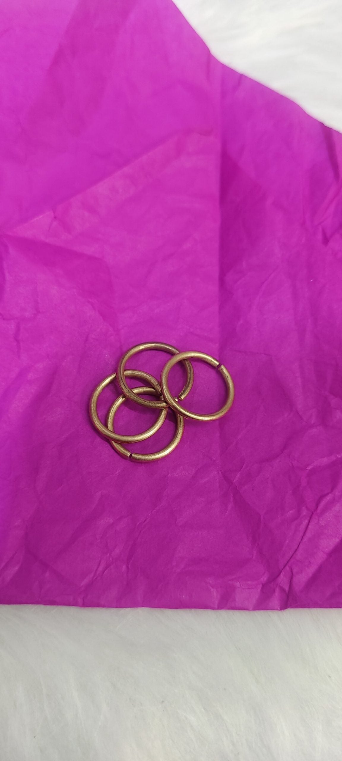 Simple Panchaloham toe rings