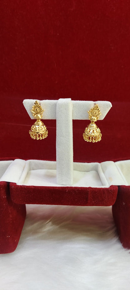 100% gold look jumkas