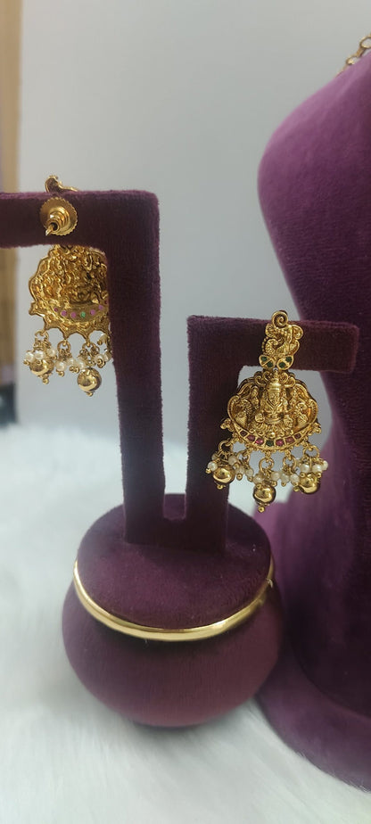 premium nakshi kante necklace set