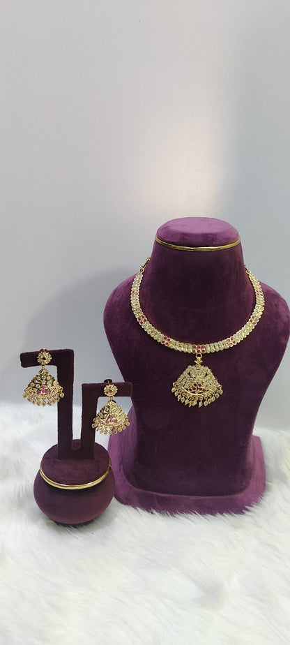 panchaloham kante necklace for