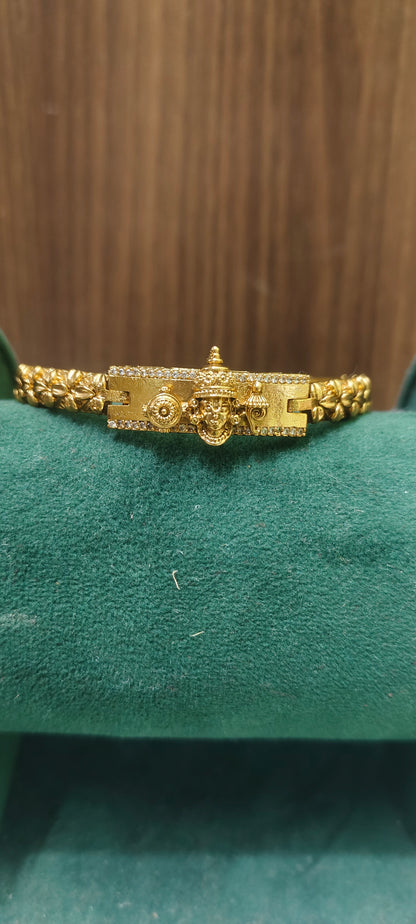 Premium nakshi mens openable kada bracelet (fit from 2.8 to 2.14)