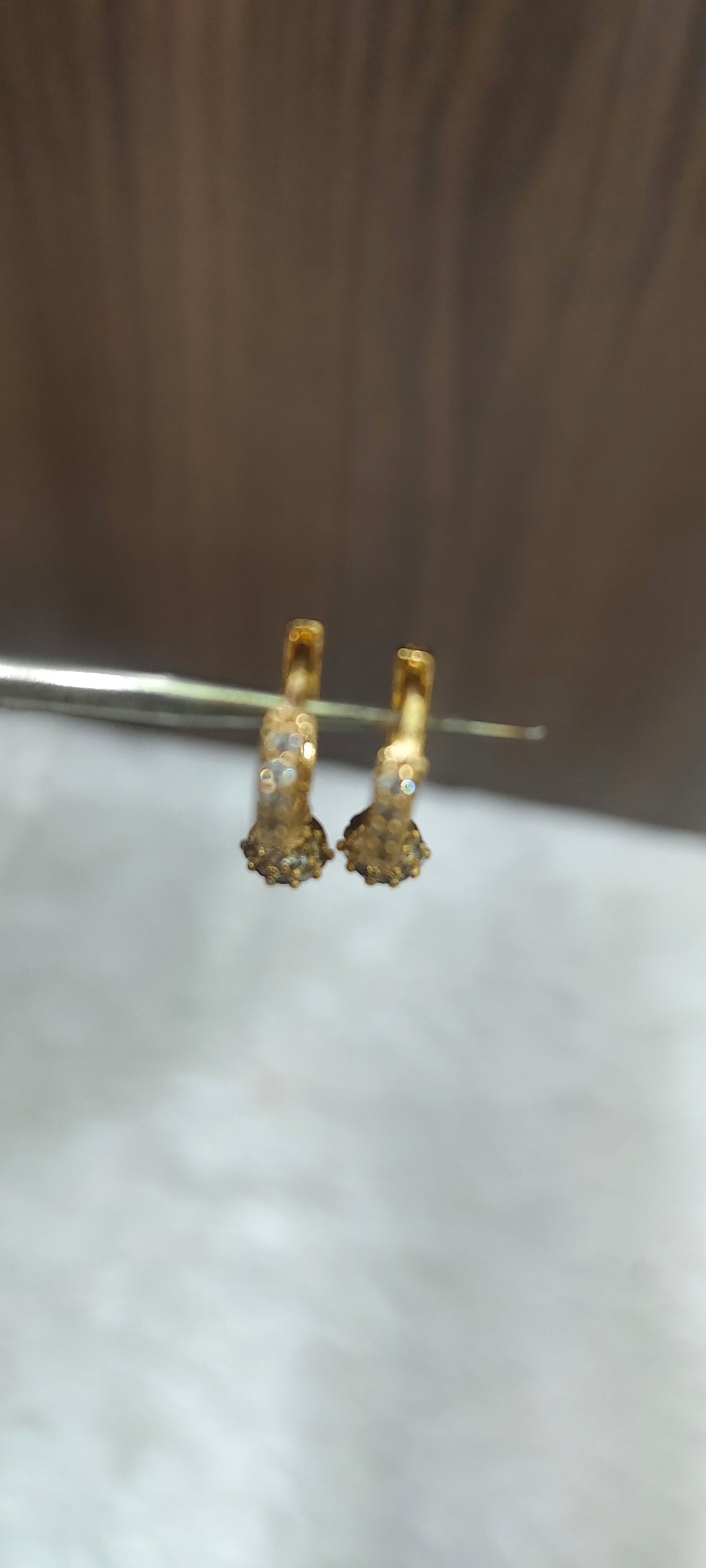 Pure panchaloham Ring with butta kids earrings