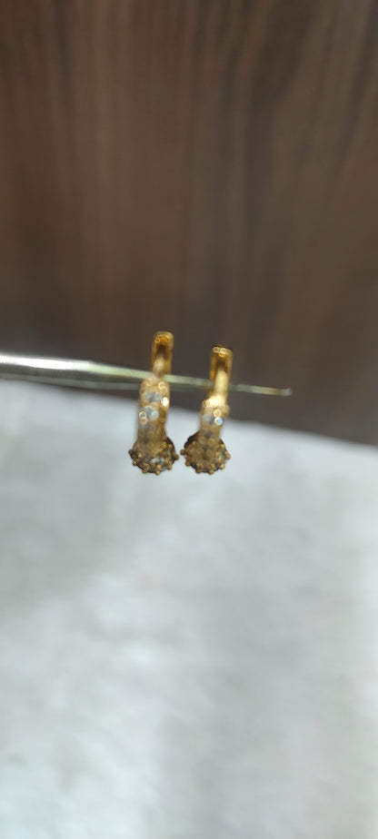 Pure panchaloham Ring with butta kids earrings