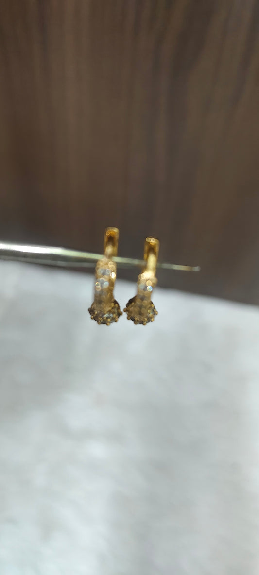 Pure panchaloham Ring with butta kids earrings