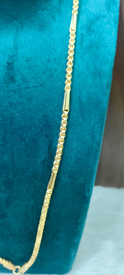 Pure panchaloham unpolished 24 " length bharathi model 10+1  thali chain