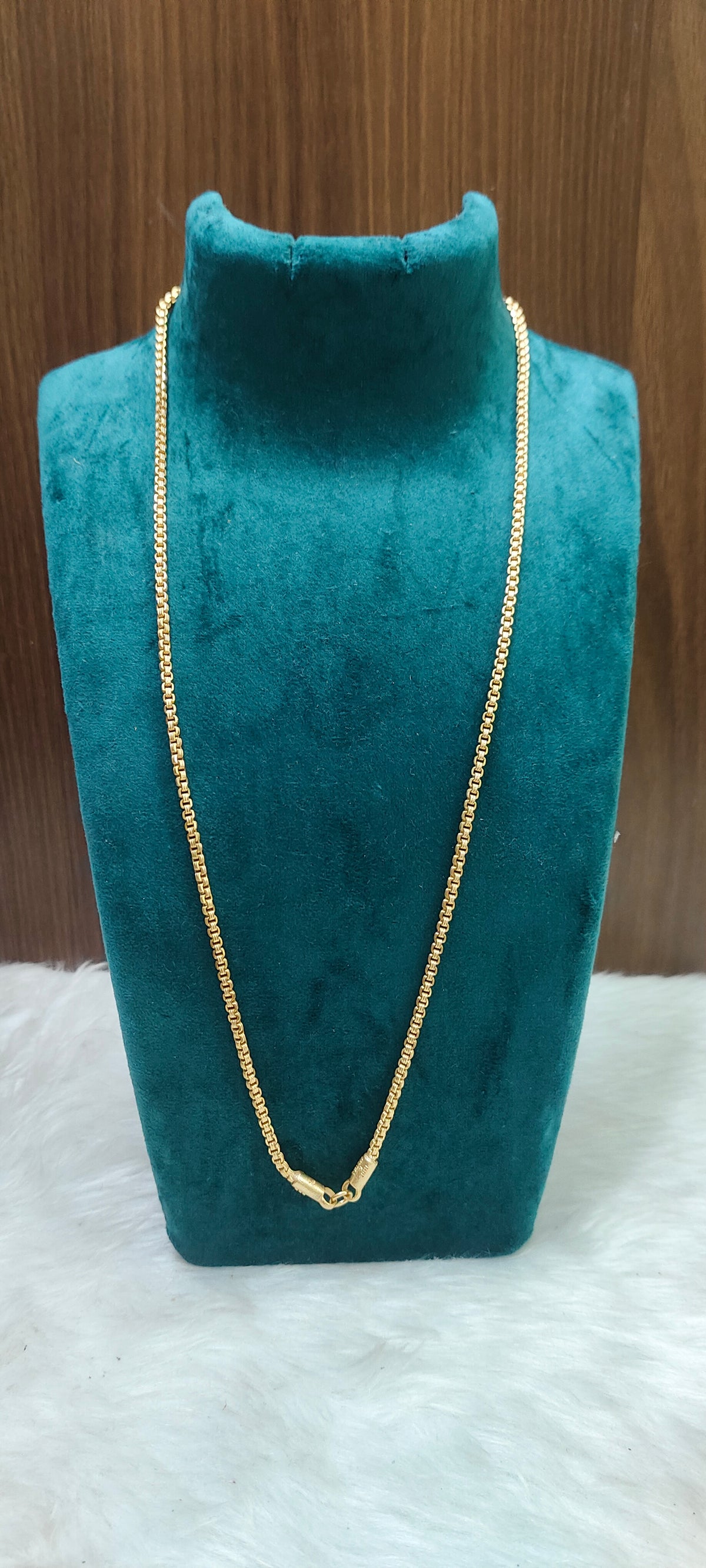 Pure panchaloham unpolished 24 " length bharathi model thali chain
