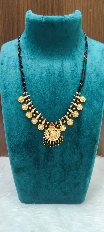 Beautiful 2 line Lakshmi Devi beads necklace