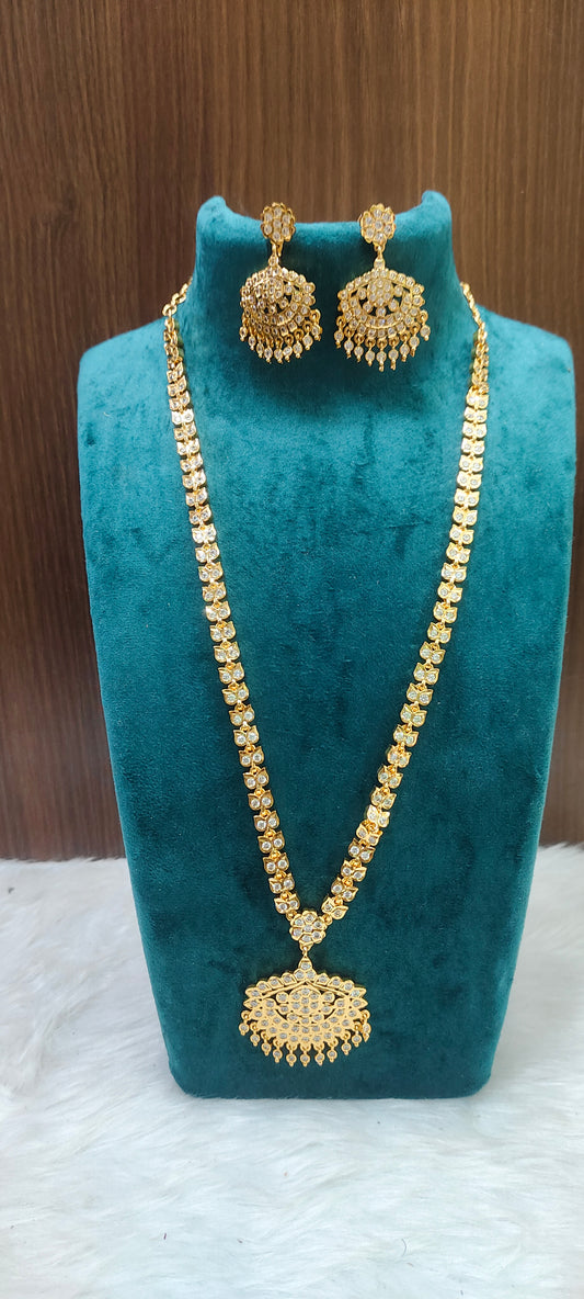Pure panchaloham gold look long haram