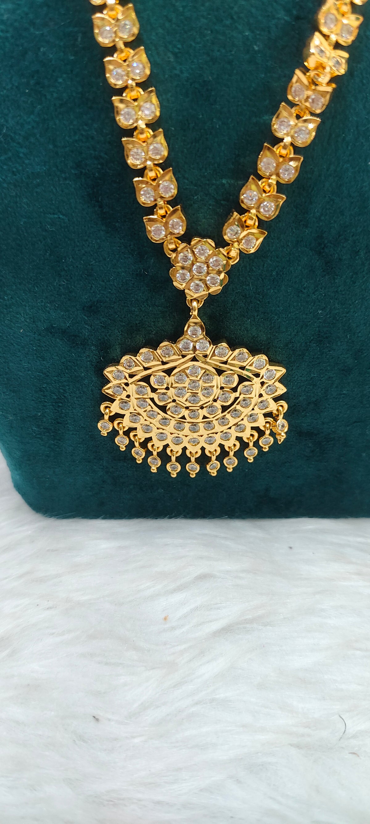 Pure panchaloham gold look long haram