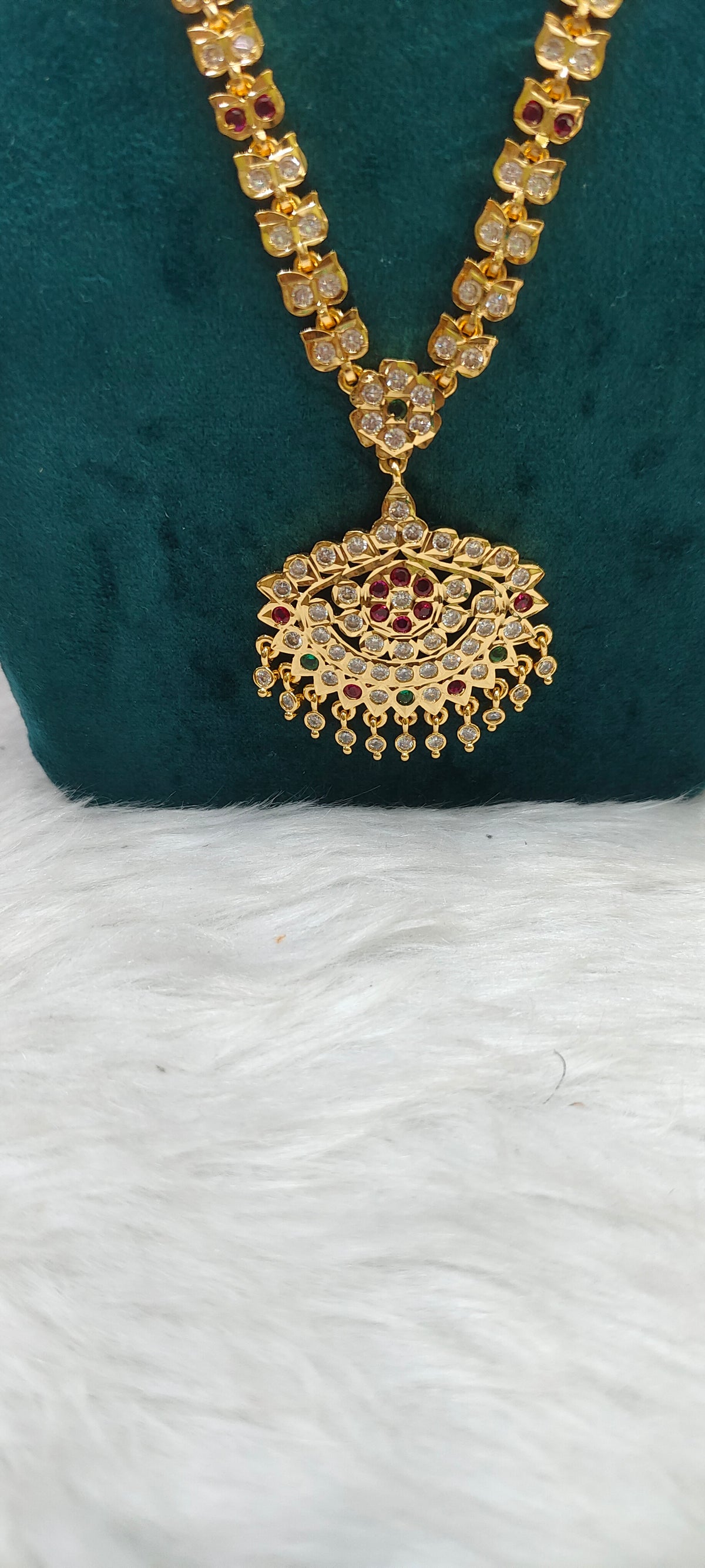 Pure panchaloham gold look long haram