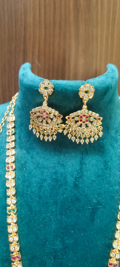 Pure panchaloham gold look long haram