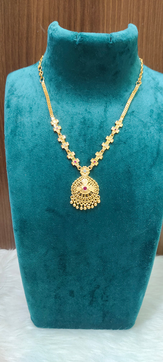 100% real gold look necklace (design slightly may changes