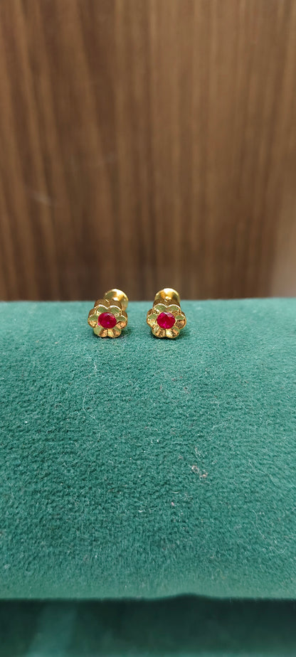 Pure panchaloham small flower studs