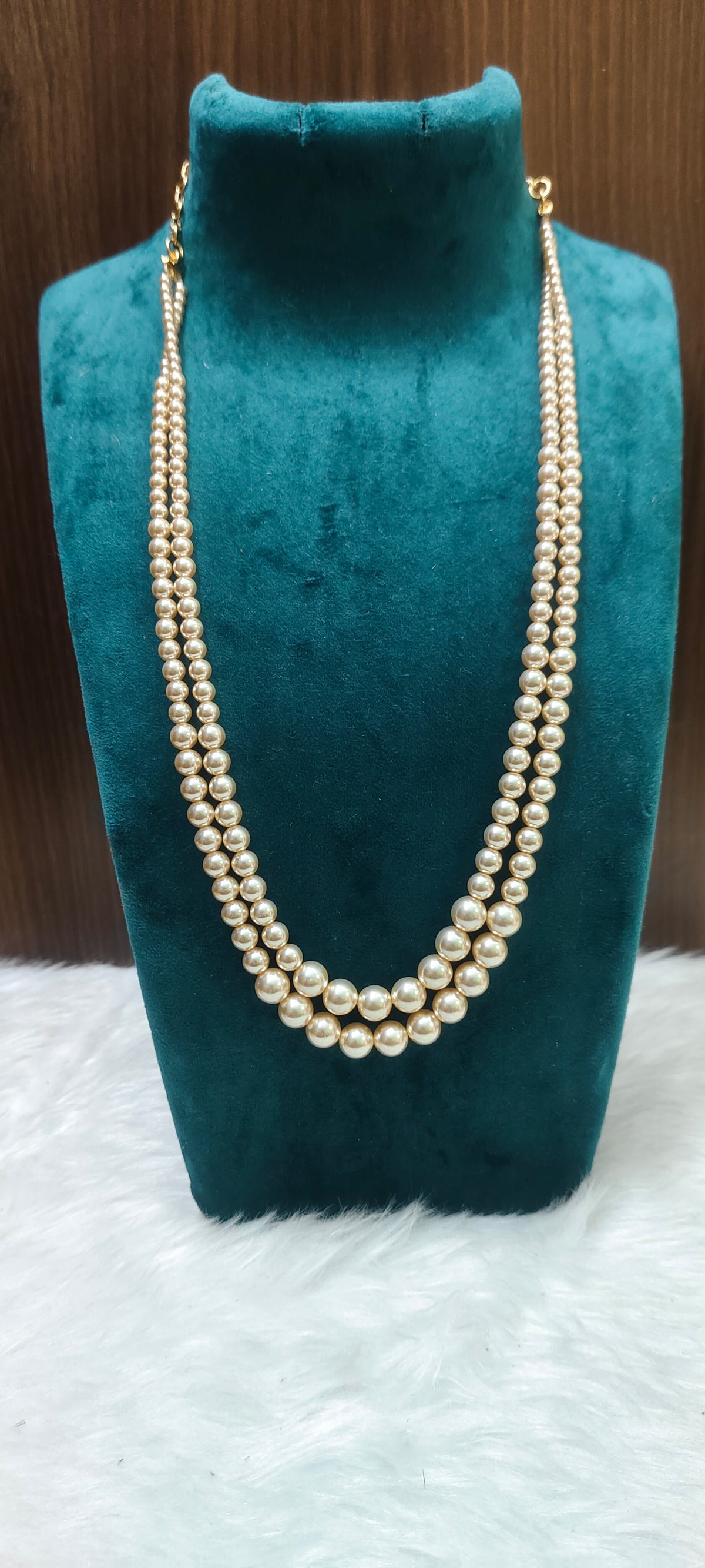 Premium pearl  2step chain with 20" length