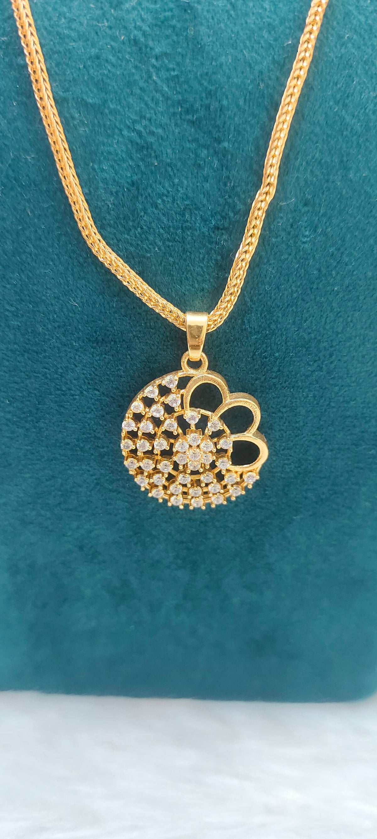 Premium micro gold plated daily wear 20" length pendant chain